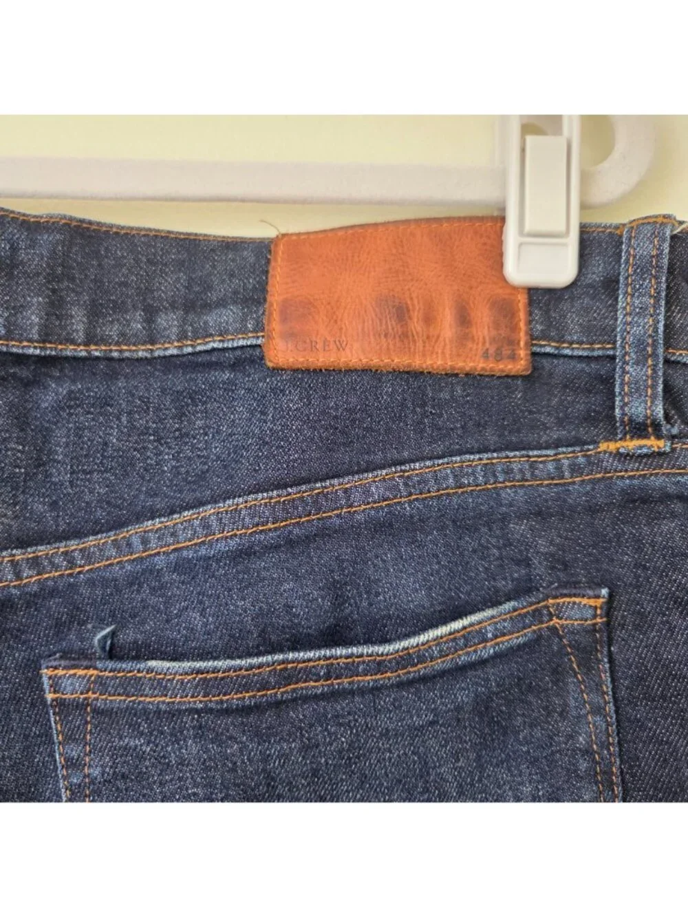 J.Crew Men's Slim 484 Kurabo Fabric Dark Denim Jeans 33x32